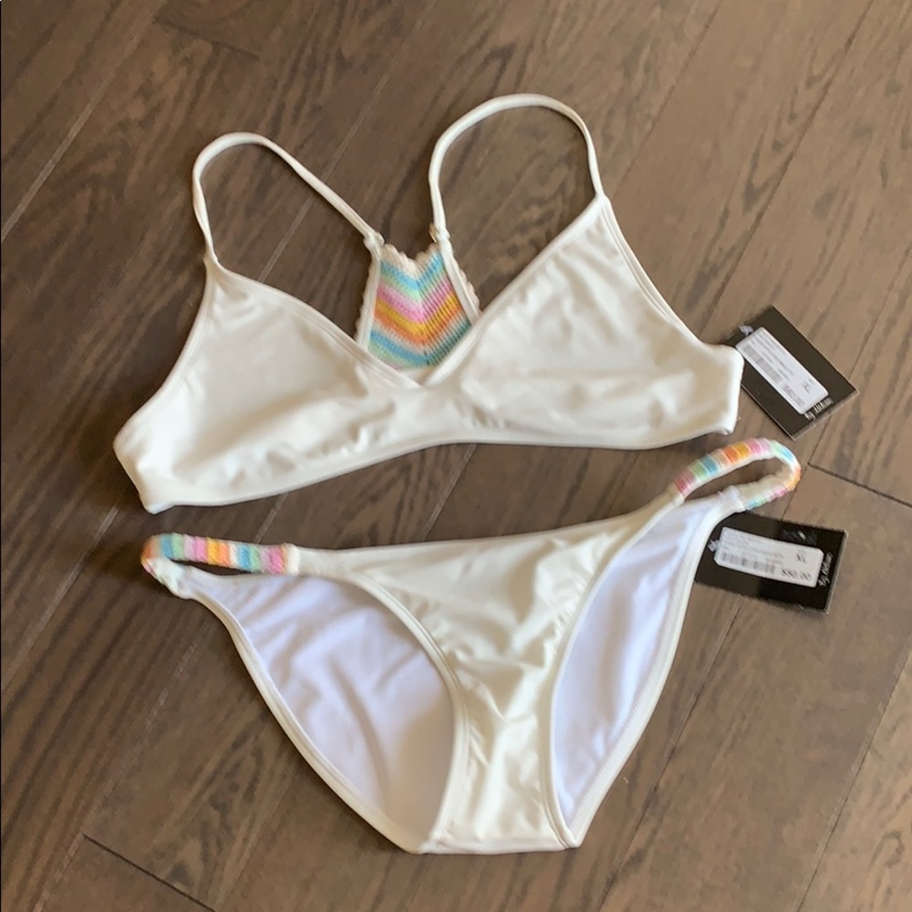 NWT Skinny Dip White Bikini